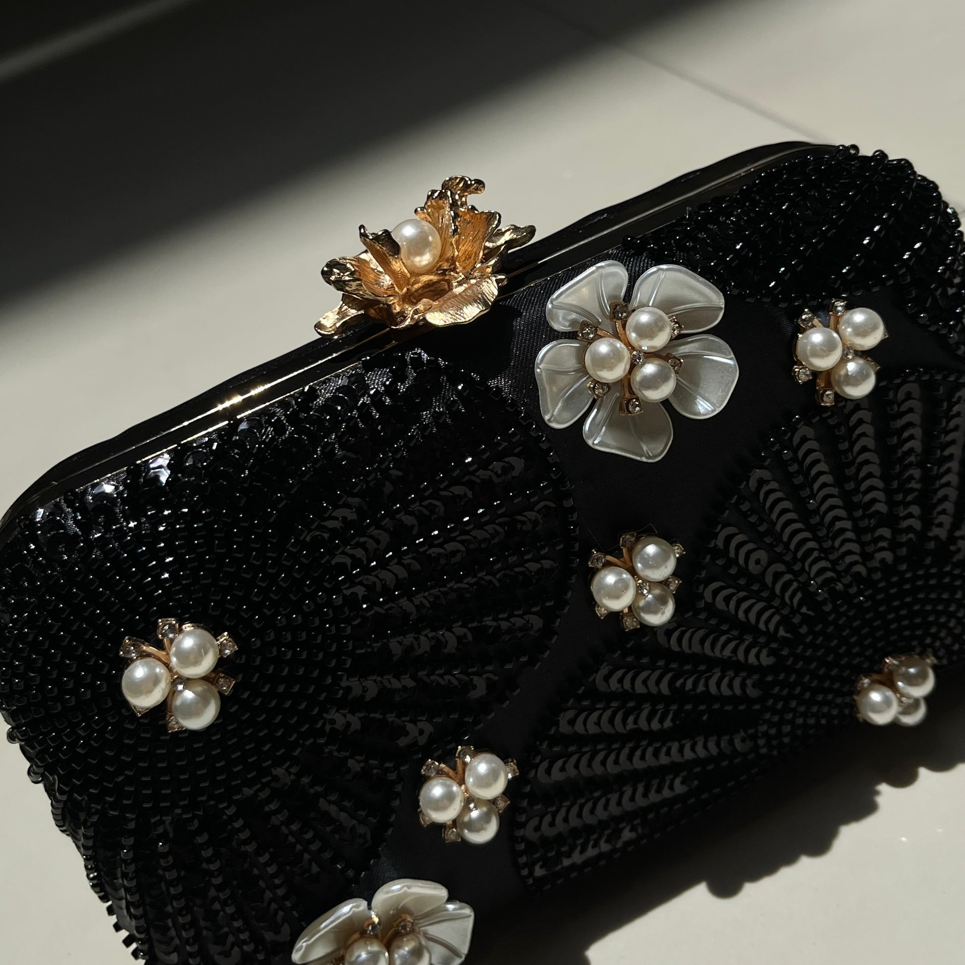 Midnight Orchid Black - Bolso de Mano