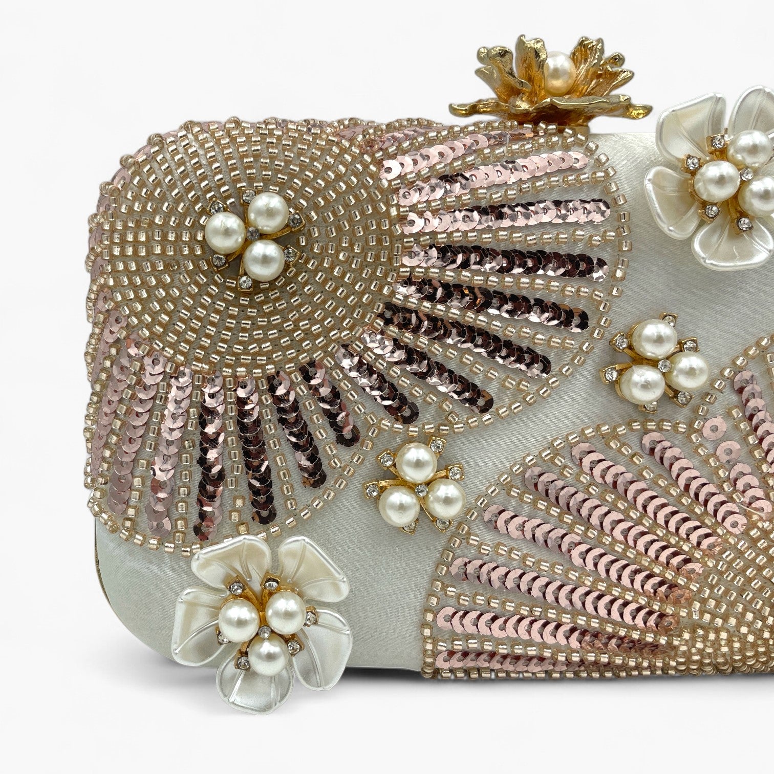 Midnight Orchid White - Bolso de Mano