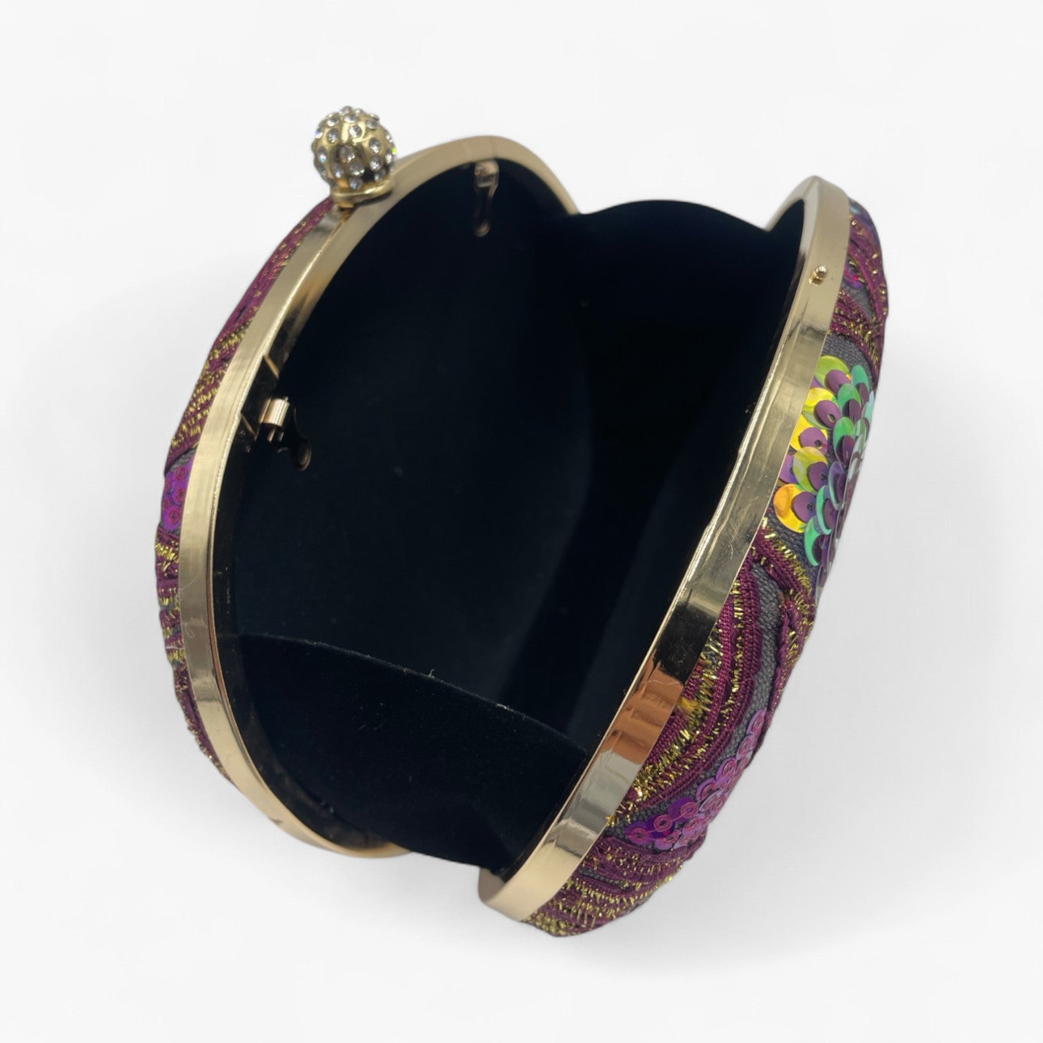 Radiant Oval Purple - Bolso de Mano