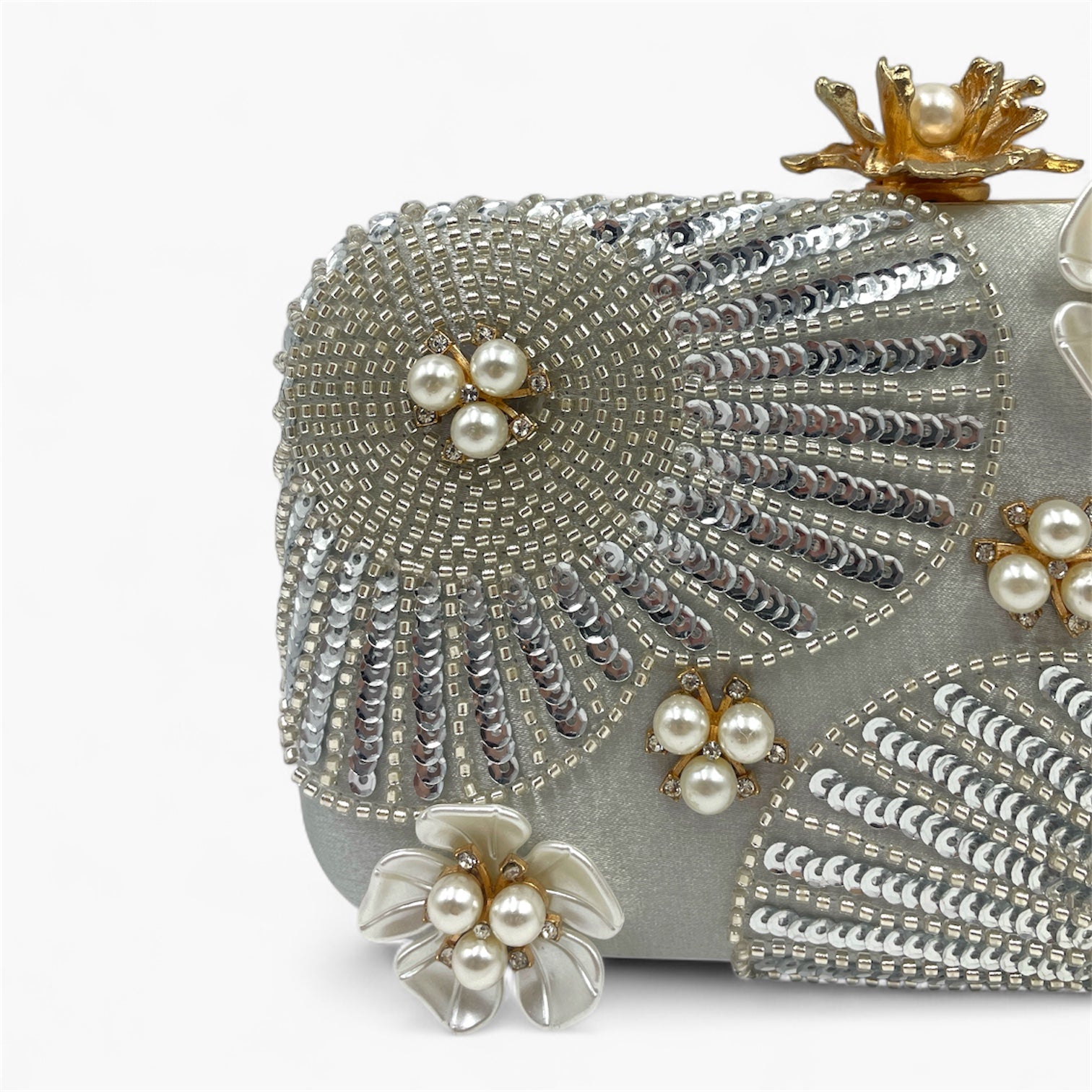 Midnight Orchid White - Bolso de Mano