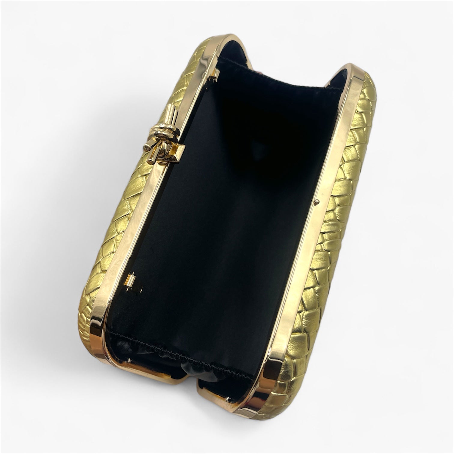 Metal Weave Gold - Bolso de Mano