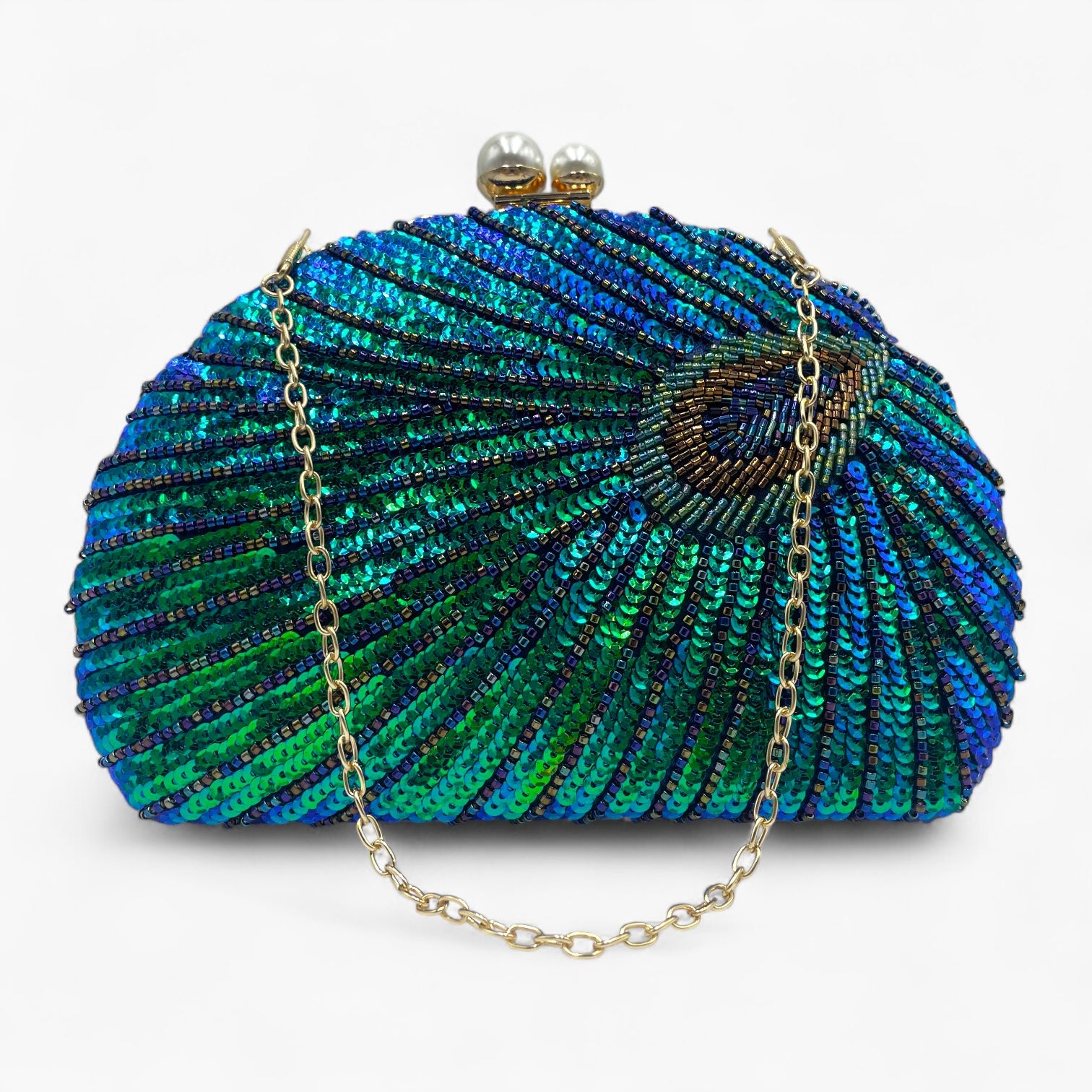 Royale Feather Blue - Bolso de Mano