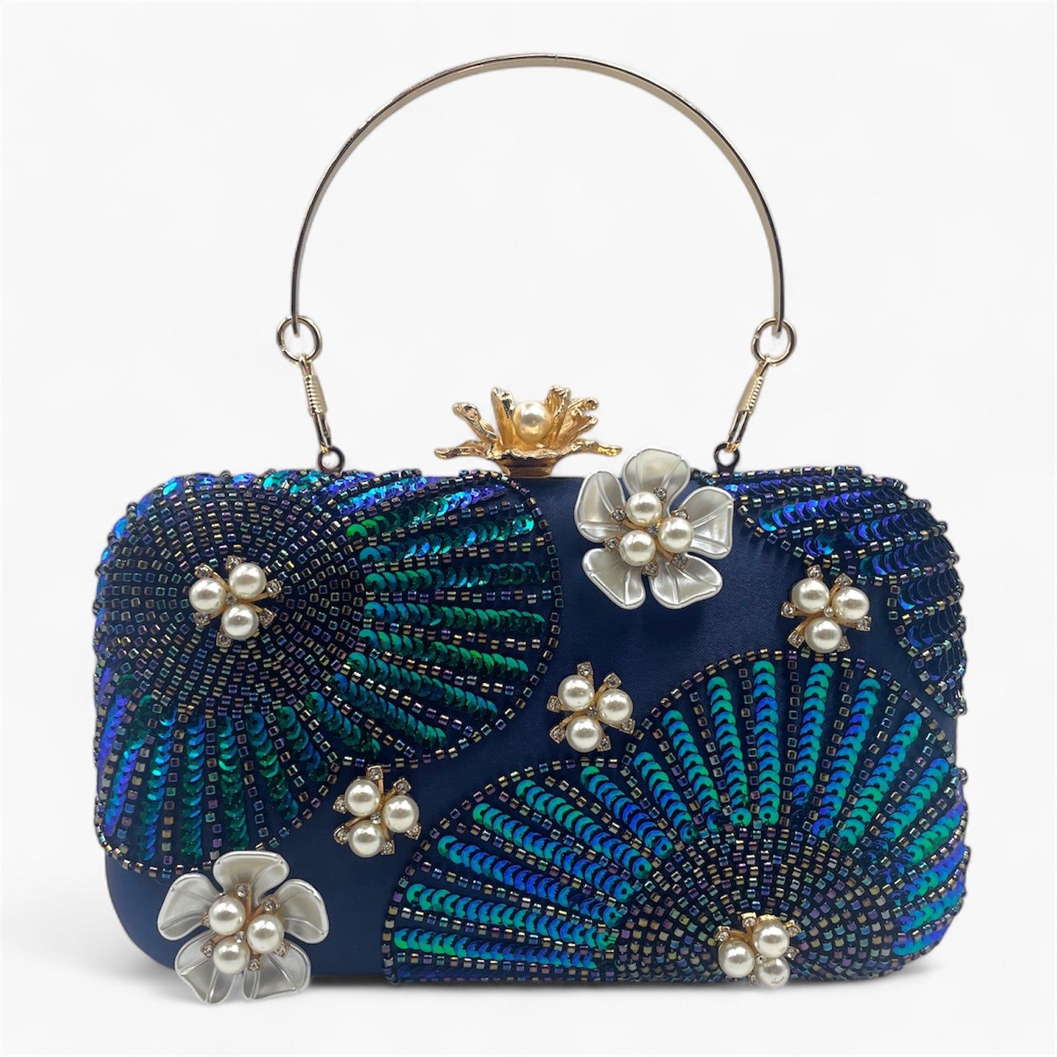 Midnight Orchid Blue - Bolso de Mano