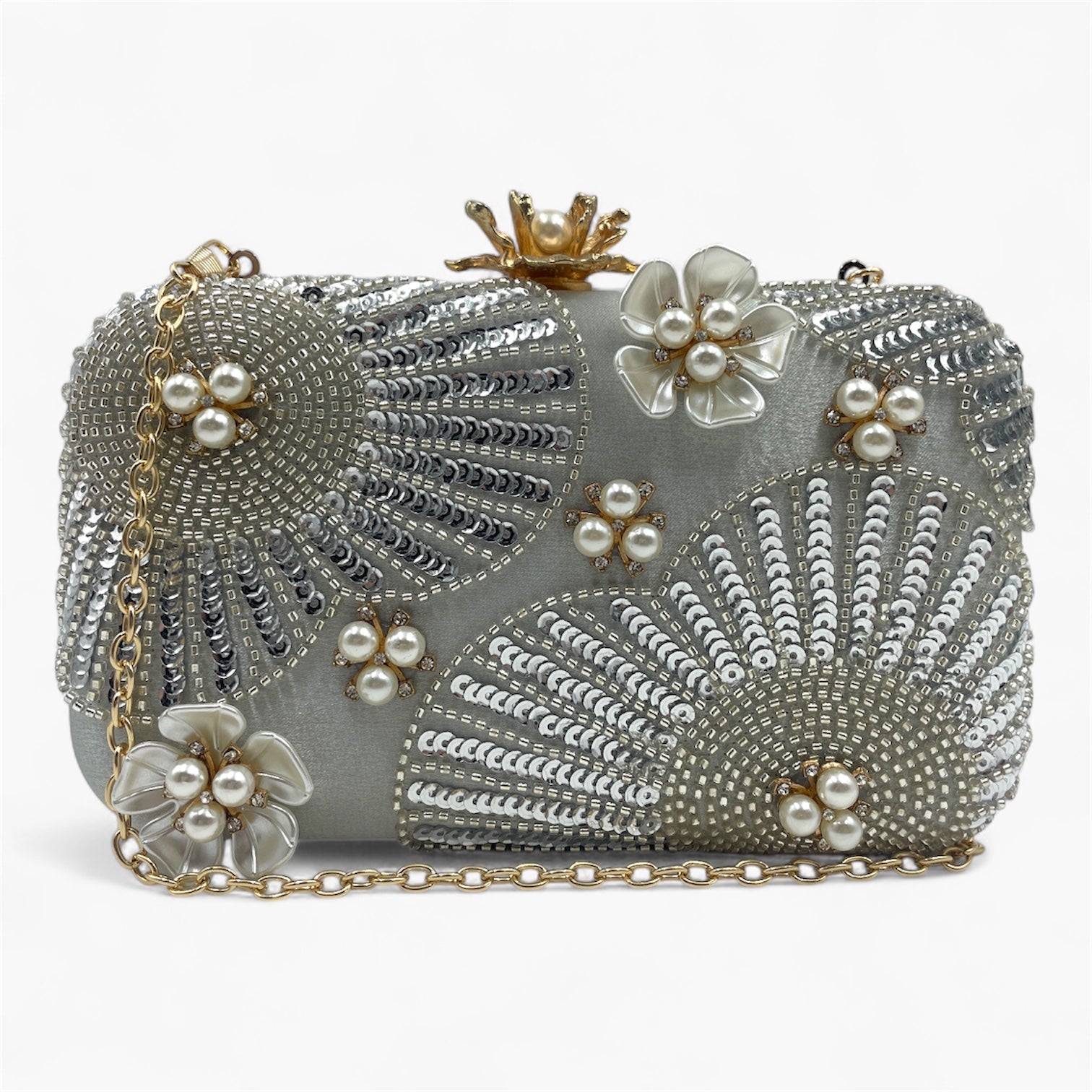 Midnight Orchid White - Bolso de Mano