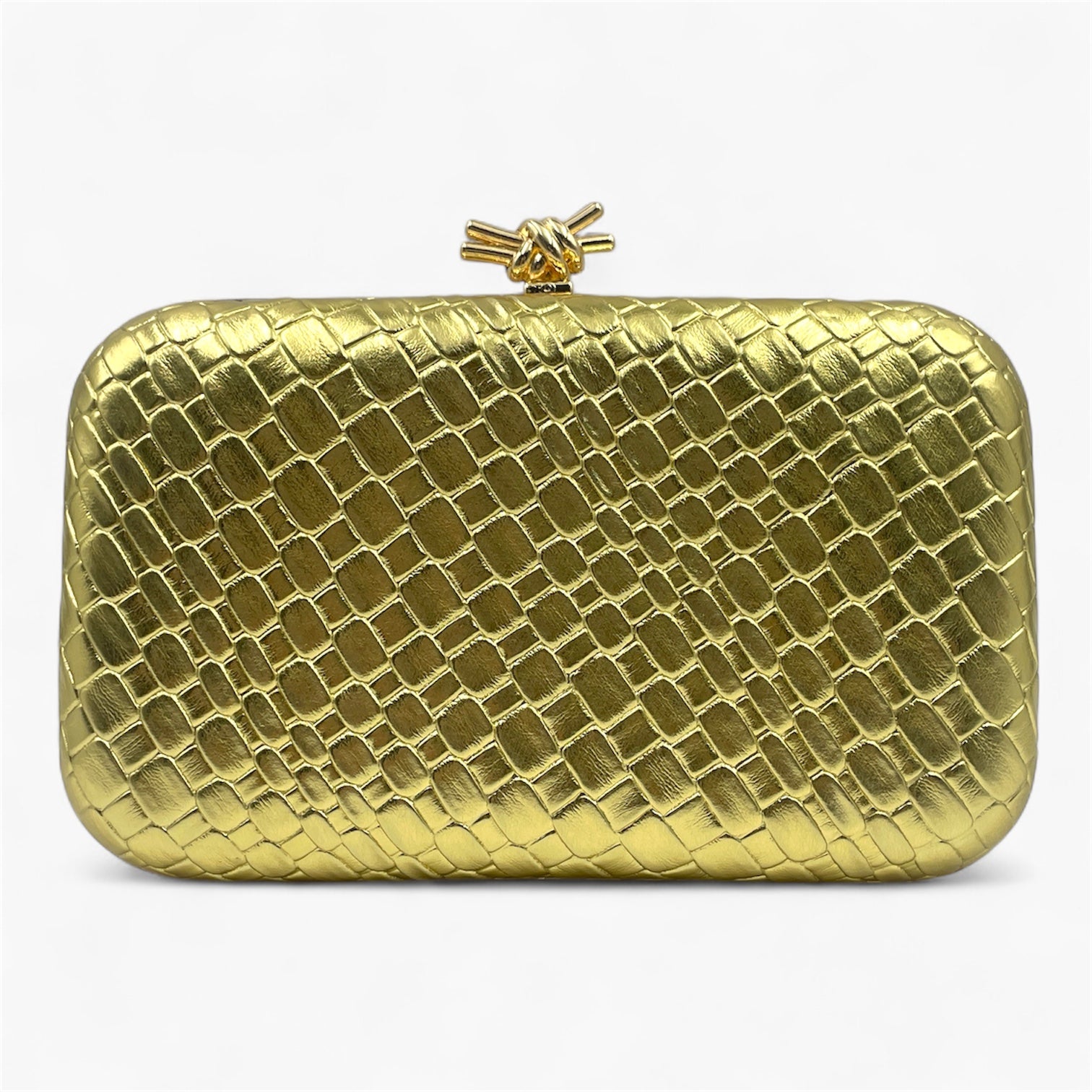 Metal Weave Gold - Bolso de Mano