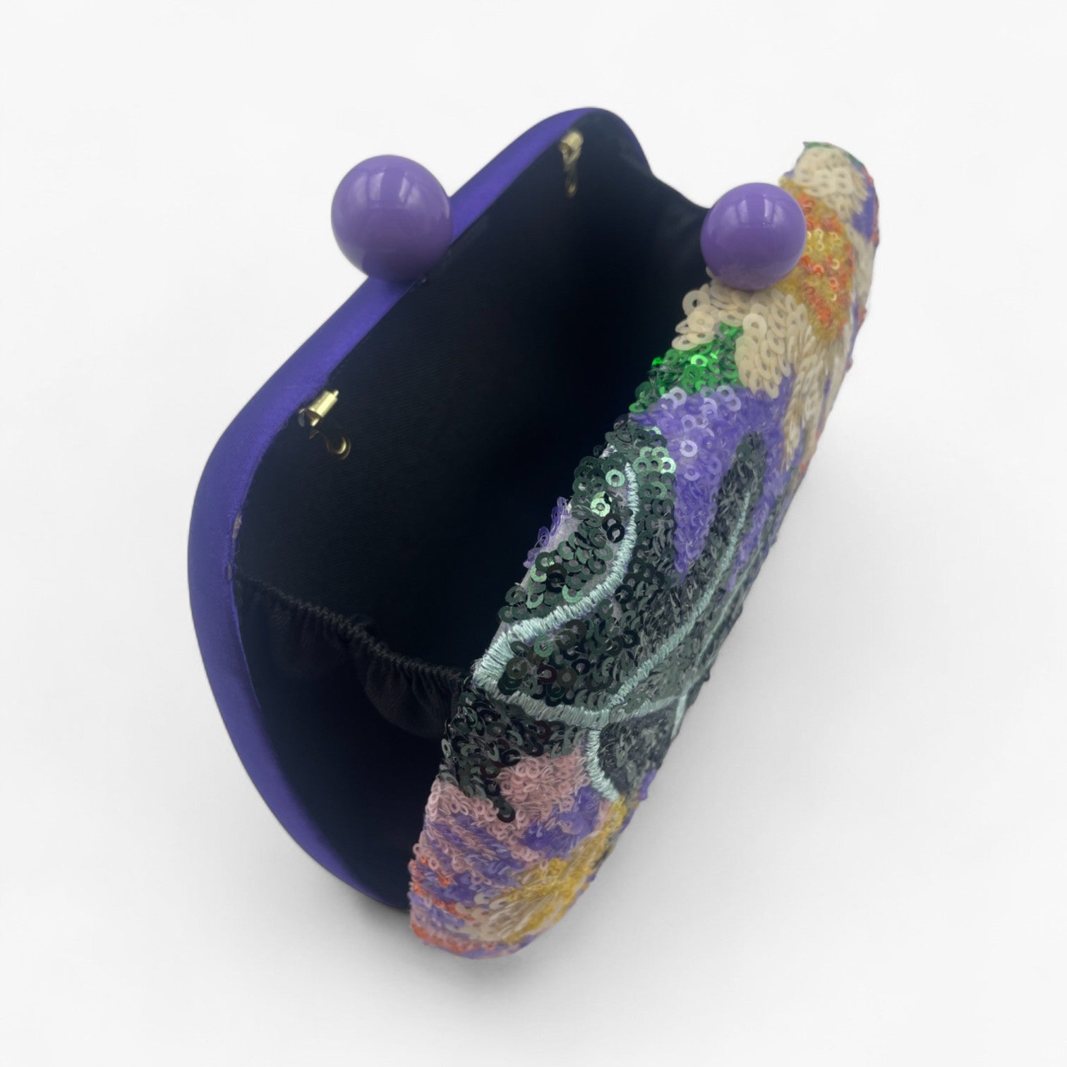 Floral Rhythm Purple - Bolso de Mano