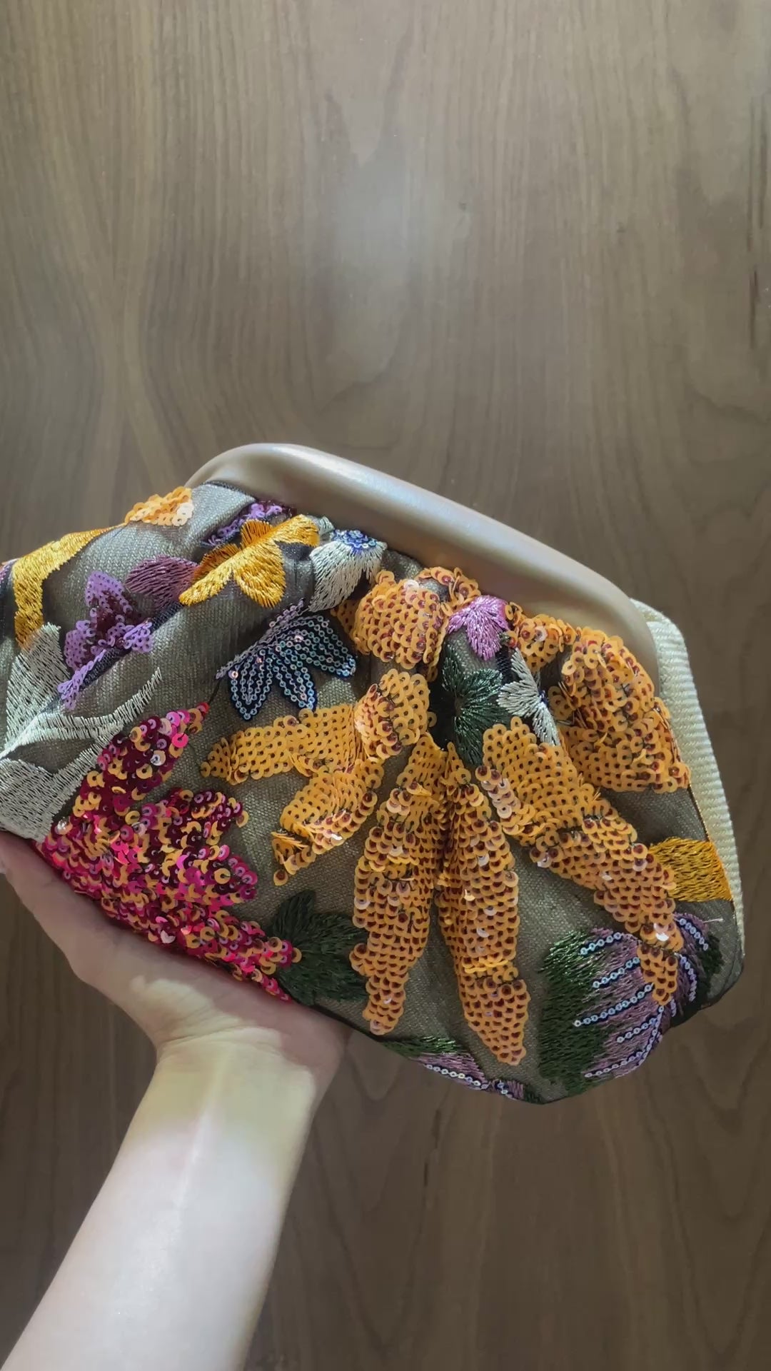Sparkling Flora - Bolso de Mano