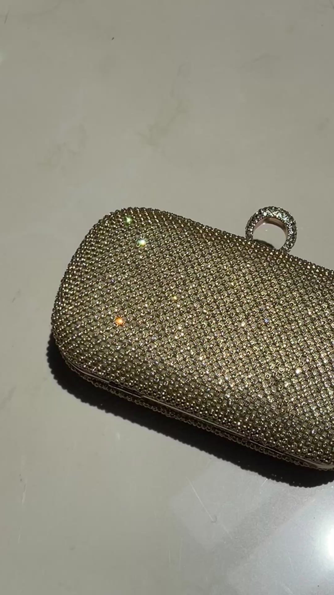 Radiant Mesh Gold - Bolso de Mano