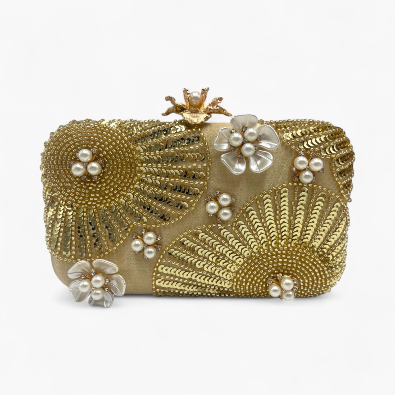 Midnight Orchid Gold Bolso de Mano