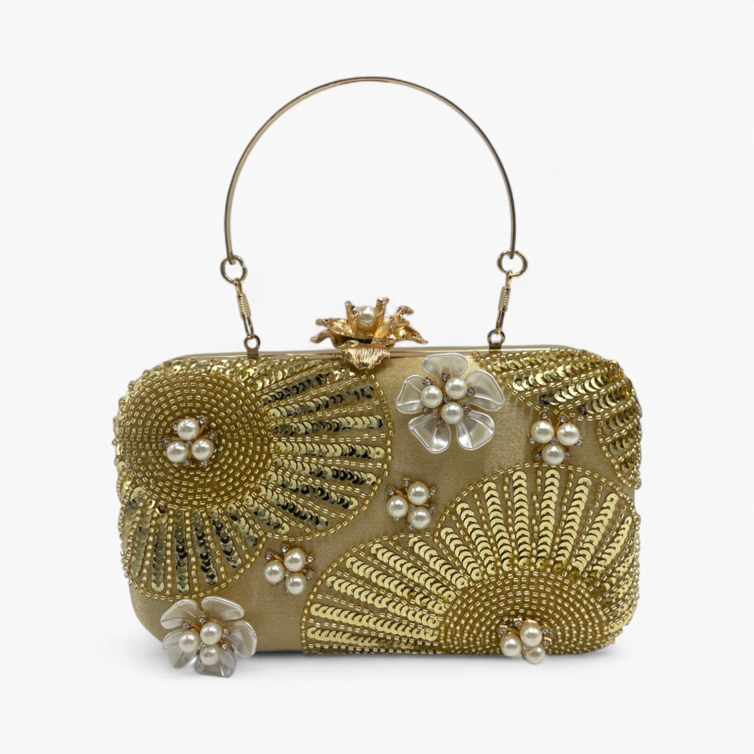 Midnight Orchid Gold Bolso de Mano