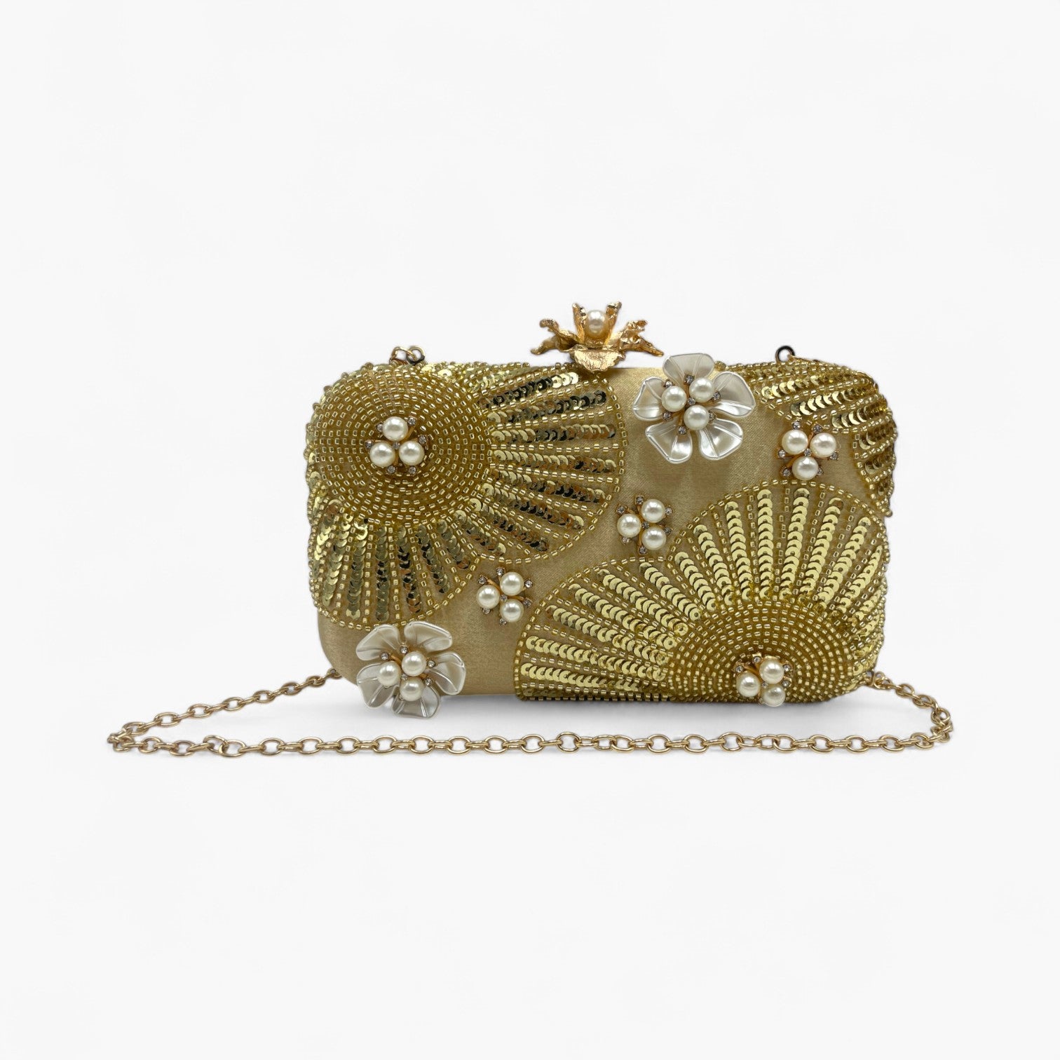 Midnight Orchid Gold Bolso de Mano