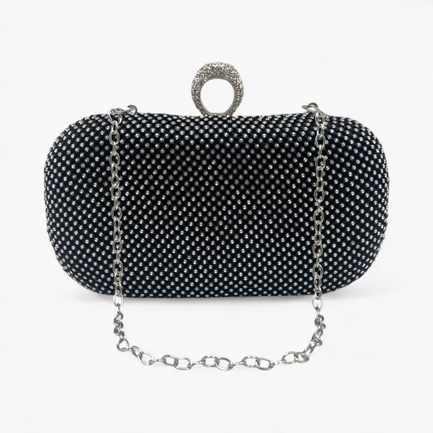 Radiant Mesh Black Bolso de Mano