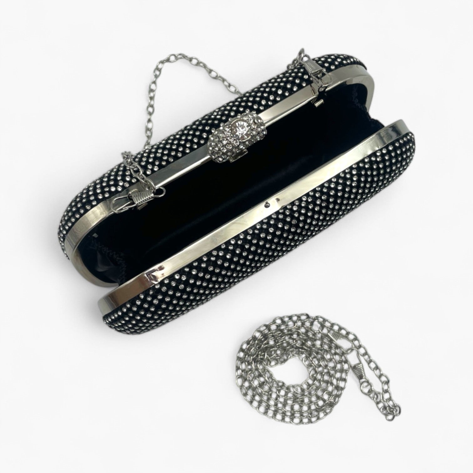 Radiant Mesh Black Bolso de Mano