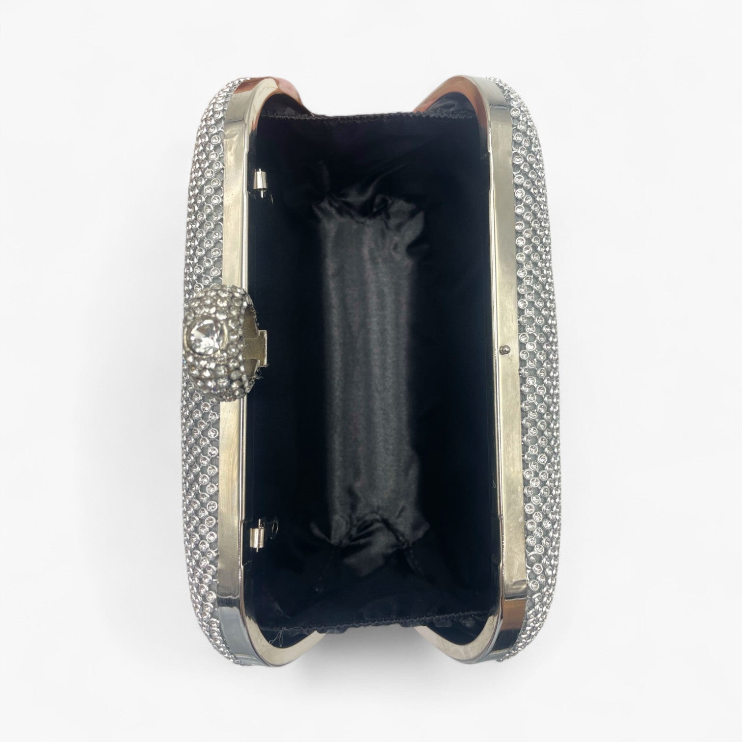 Radiant Mesh Silver Bolso de Mano