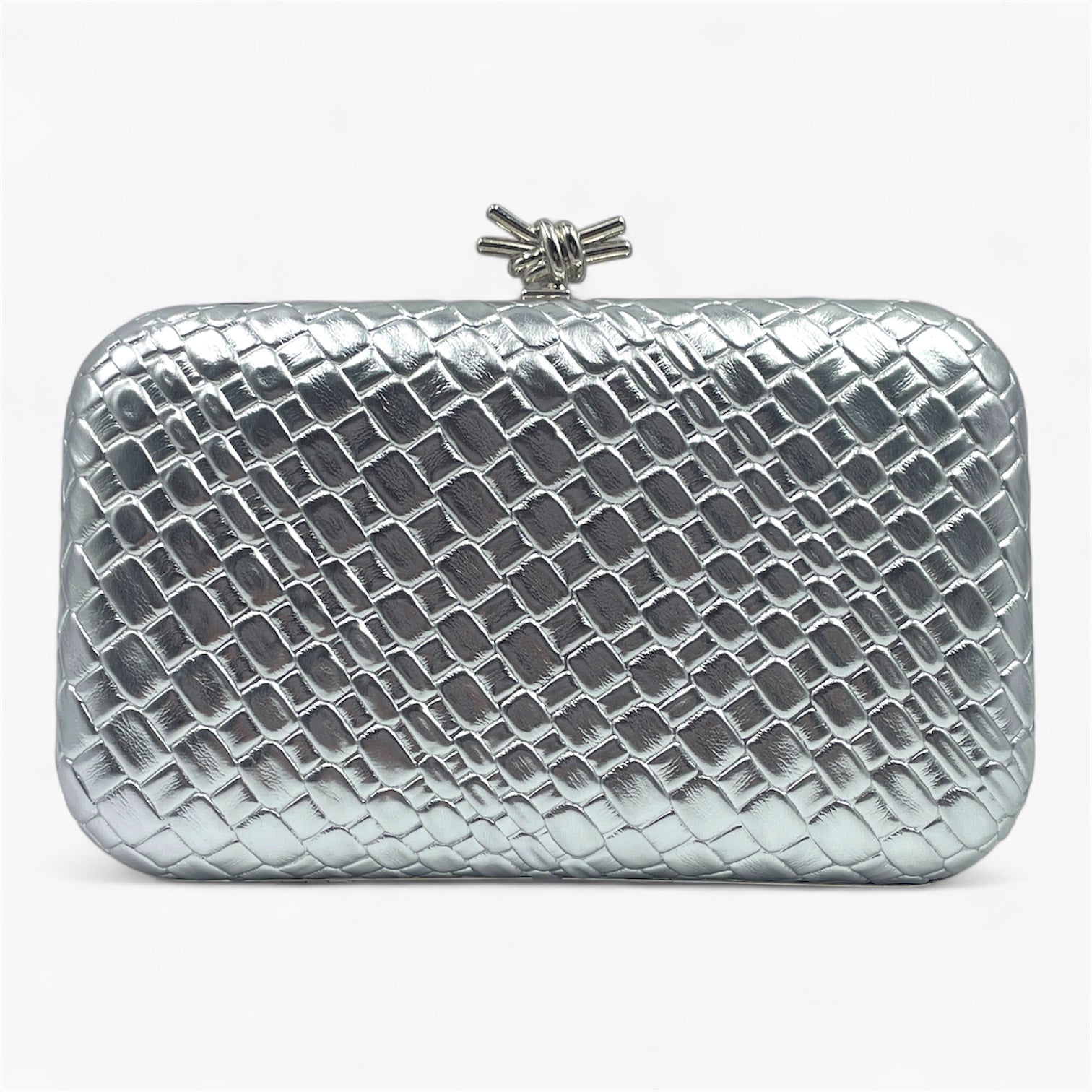 Metal Weave Silver - Bolso de Mano