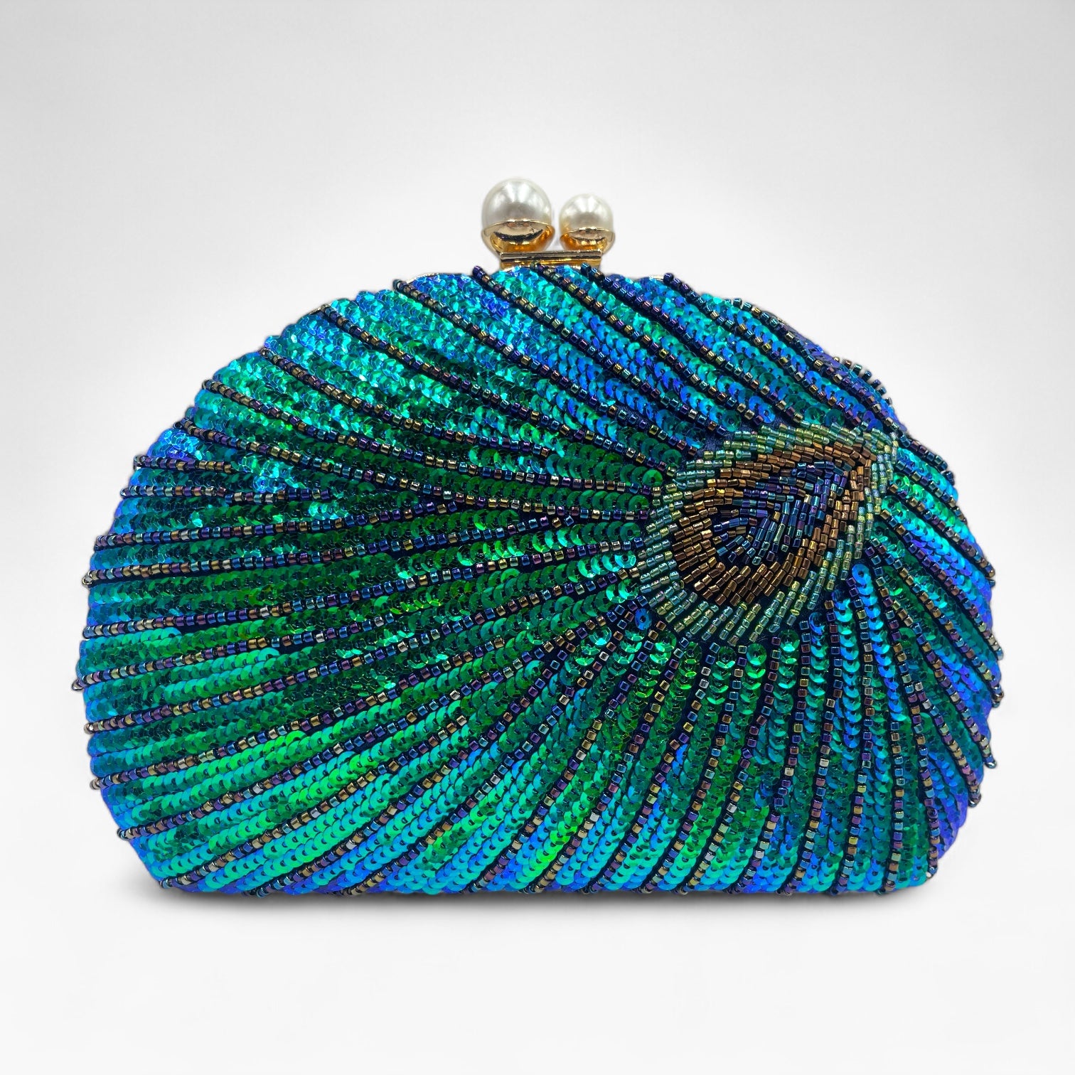 Royale Feather Blue Bolso de Mano