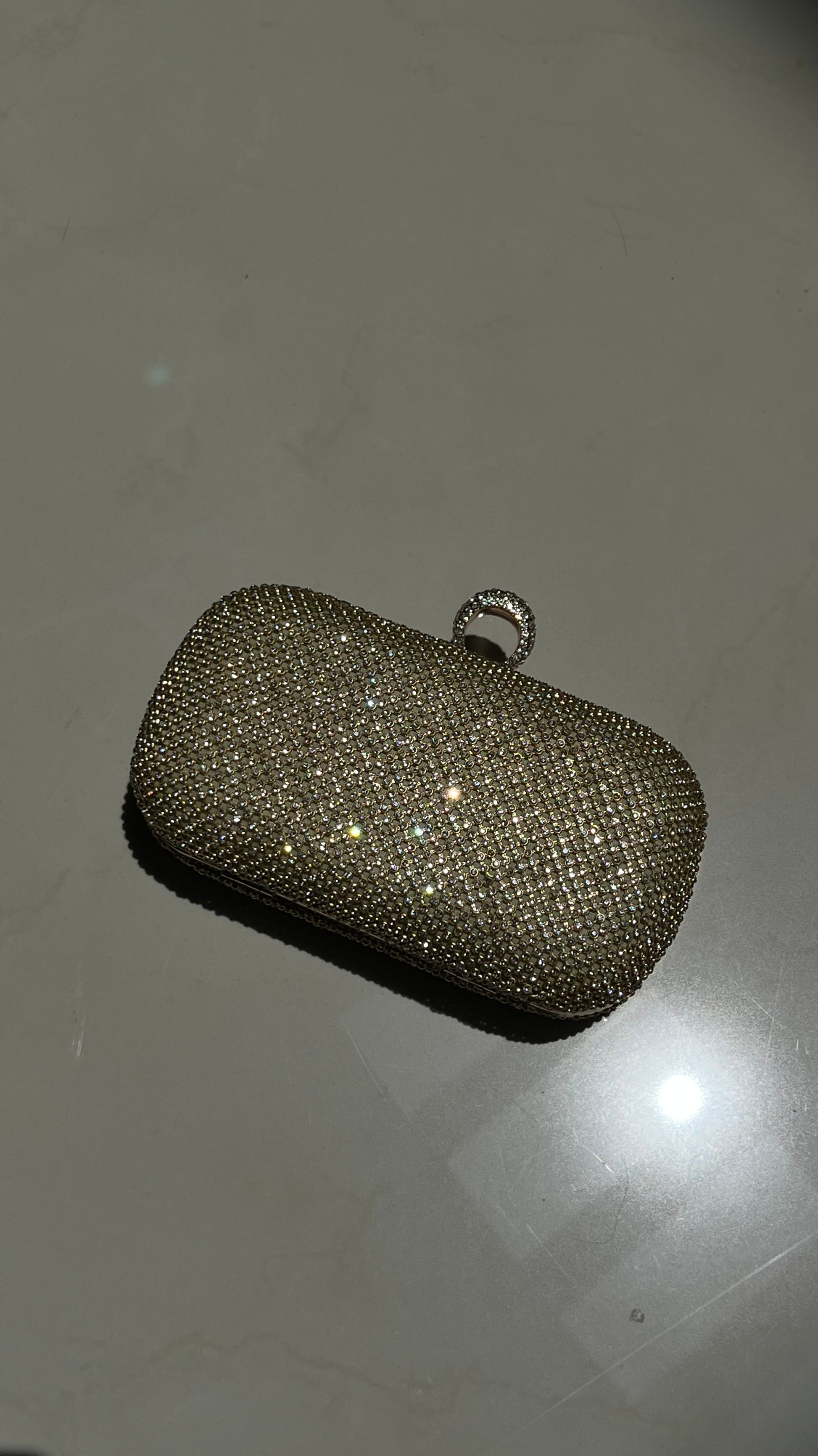 Radiant Mesh Gold Bolso de Mano