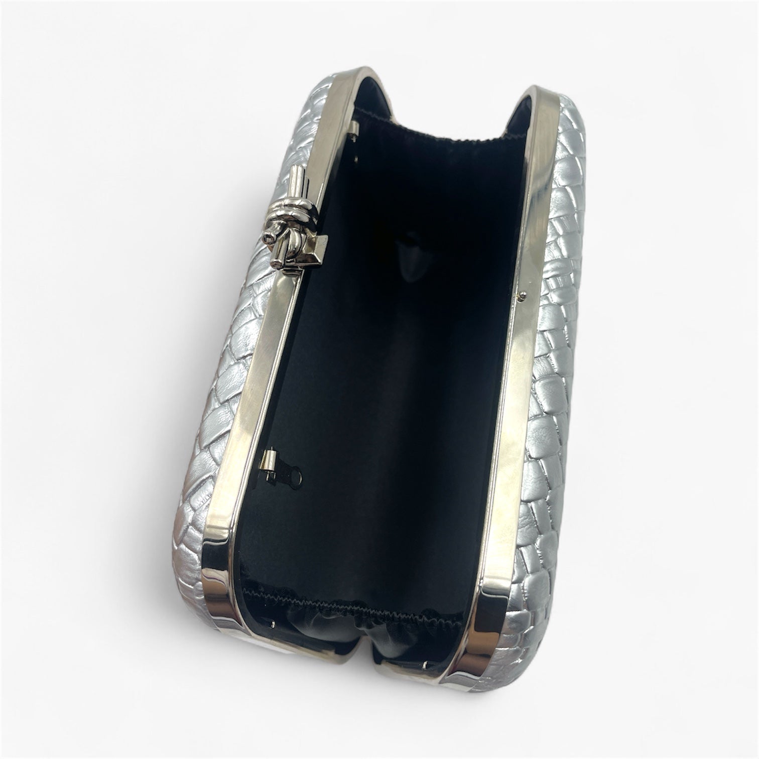 Metal Weave Silver - Bolso de Mano