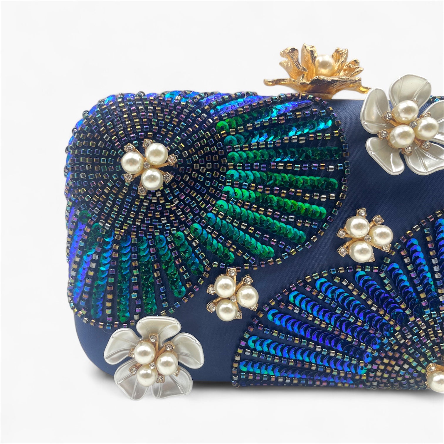 Midnight Orchid Blue - Bolso de Mano