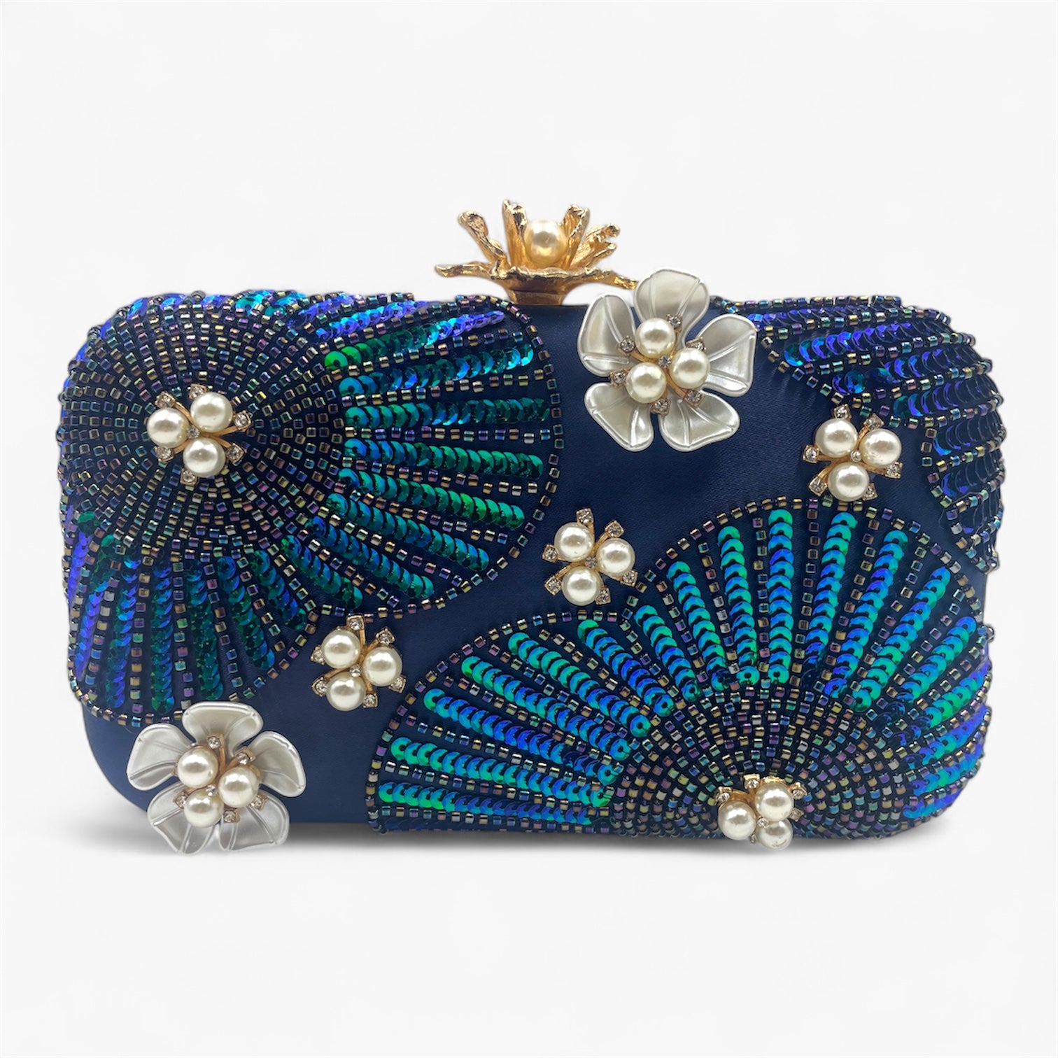 Midnight Orchid Blue - Bolso de Mano