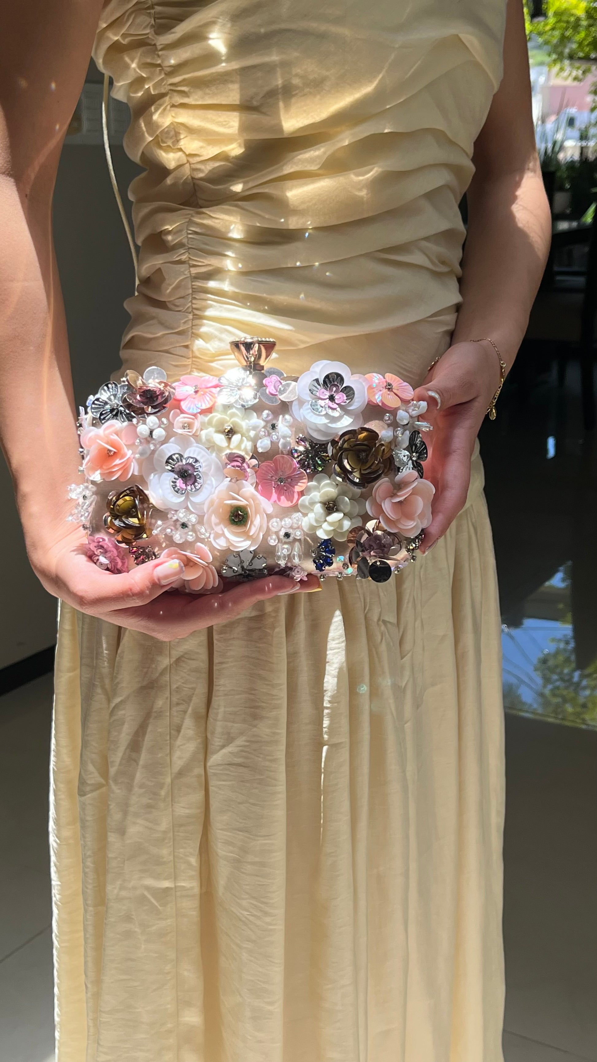 Flowery Charm Bolso de Mano