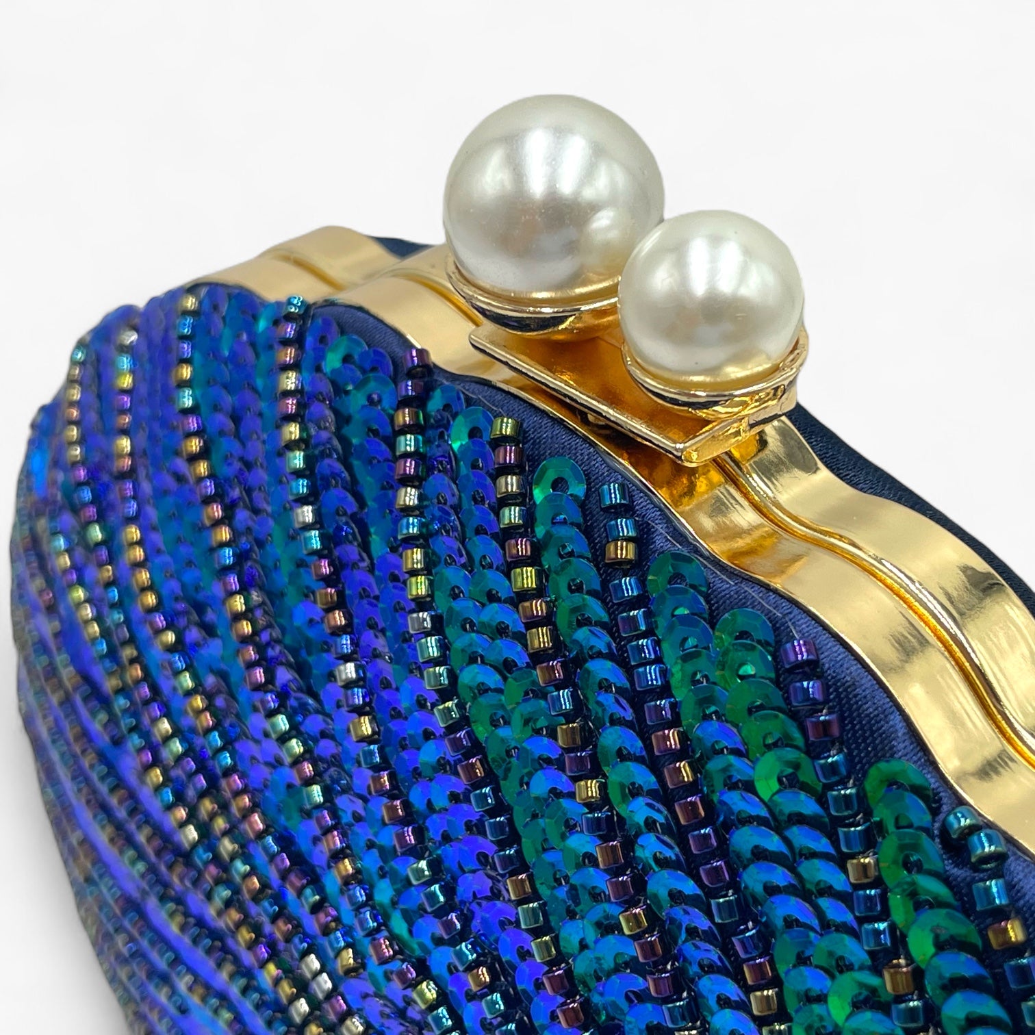 Royale Feather Blue Bolso de Mano