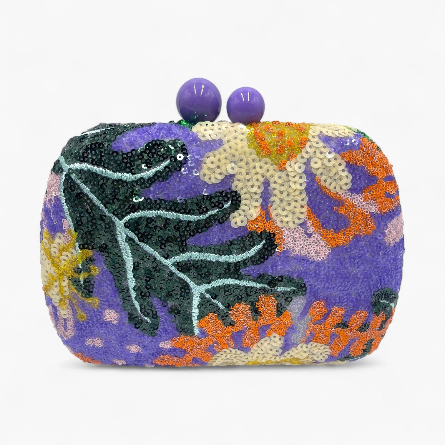Floral Rhythm Purple Bolso de Mano