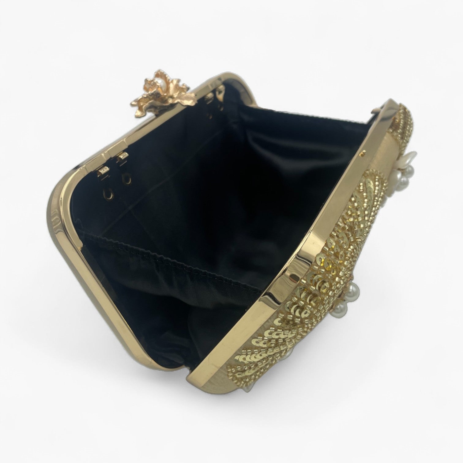 Midnight Orchid Gold Bolso de Mano
